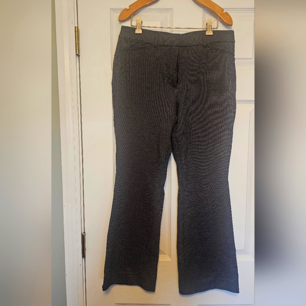 WHBM Elle Pants, Black And White, Size 8S